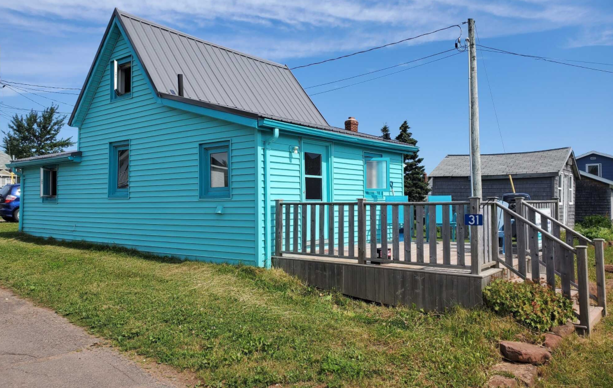 exterior of small home in PEI